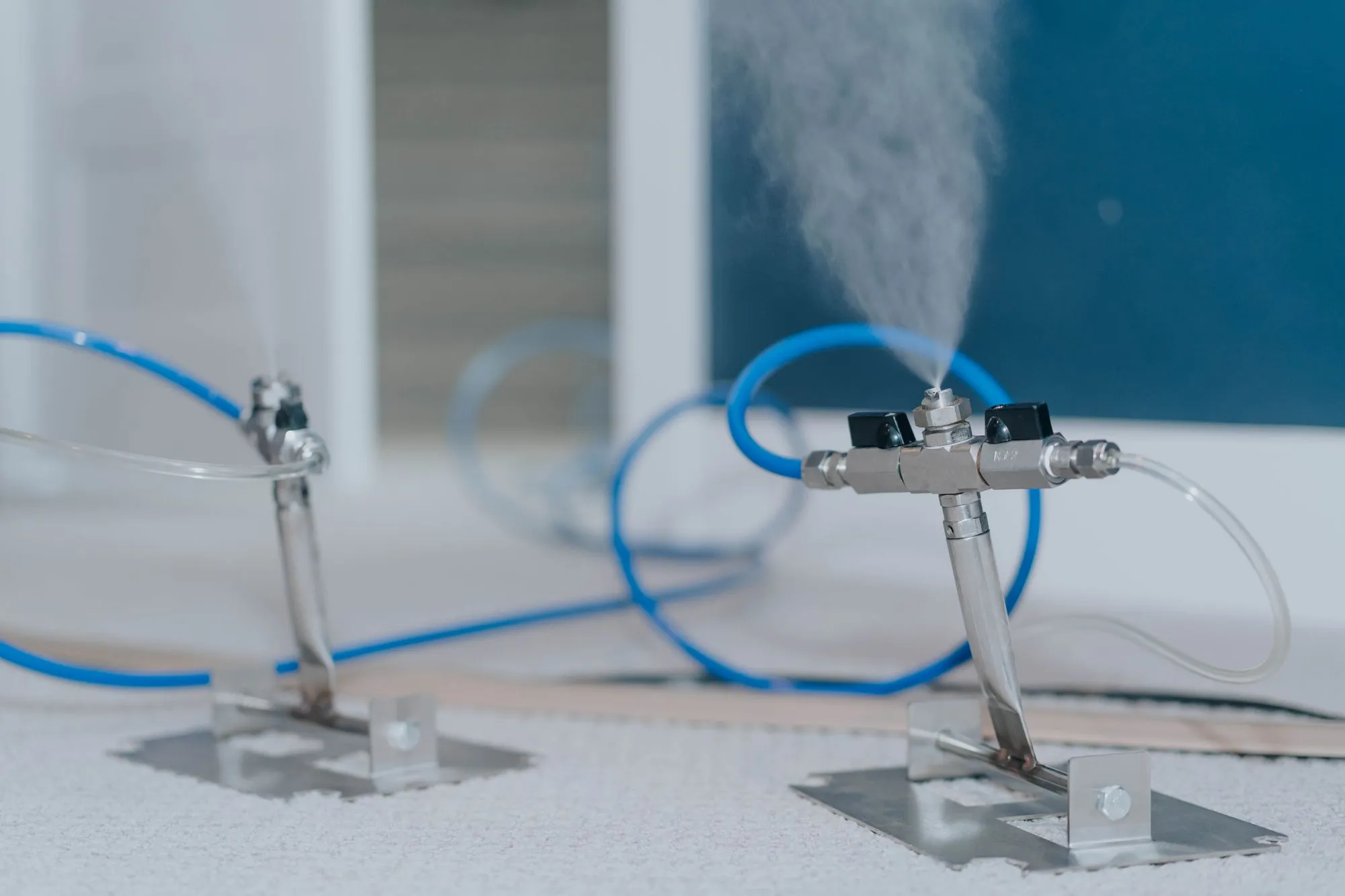 VaPURE&trade; vapor sterilization in progress