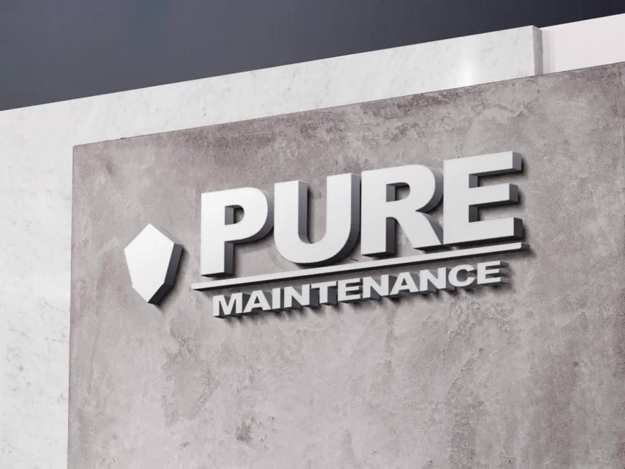 Pure Maintenance sign